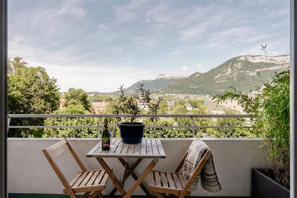 Le Panorama - Vue Lac Et Montagne Avec Parking Анси Экстерьер фото